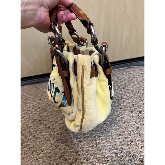 Juicy Couture RARE Yellow Velour Daydreamer Shoulder bag - Picture 12 of 12
